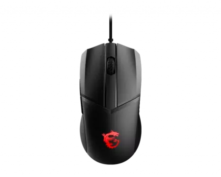 Мышь проводная MSI CLUTCH GM41 LIGHTWEIGHT, 16000dpi, оптическая светодиодная, USB, черный (CLUTCH GM41 LIGHTWEIGHT)