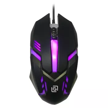 Мышь проводная Oklick 397G, 1000dpi, оптическая светодиодная, USB, черный