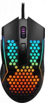 Мышь проводная Redragon Reaping, 12400dpi, оптическая светодиодная, USB, черный (70728)