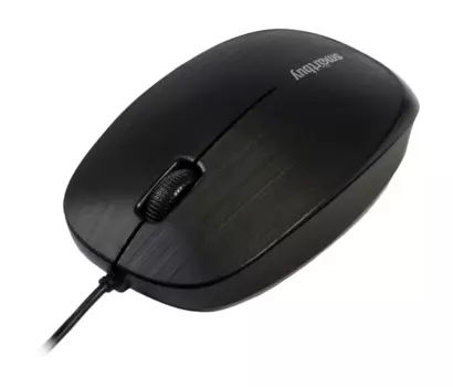 Мышь проводная SmartBuy ONE 213-K, 1200dpi, оптическая светодиодная, USB, черный (SBM-213-K)