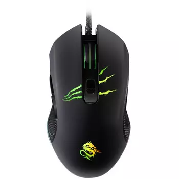 Мышь проводная SmartBuy RUSH Ogos 736G-K, 3200dpi, оптическая светодиодная, USB, черный (SBM-736G-K)