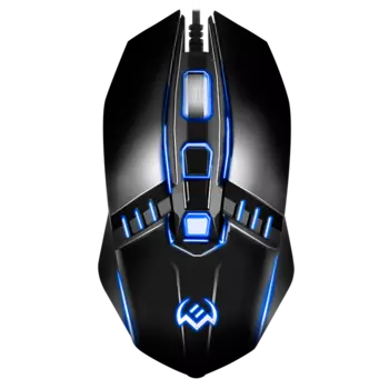 Мышь проводная Sven RX-200, 1600dpi, оптическая светодиодная, USB, черный (SV-018405) б/у, плохая упаковка