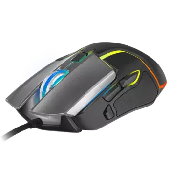 Мышь проводная Sven RX-G960, 6400dpi, оптическая лазерная, USB, черный (SV-018924)