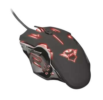 Мышь проводная Trust GXT 108 Rava Illuminated, 2000dpi, оптическая светодиодная, USB, черный (22090)