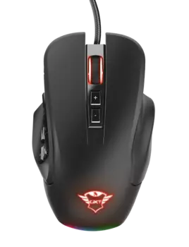 Мышь проводная Trust GXT 970 MORFIX, 10000dpi, оптическая светодиодная, USB, черный (23764)