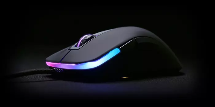 Мышь проводная Xtrfy M1, 7200dpi, оптическая лазерная, USB, черный (XG-M1-RGB)