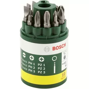 Набор бит Bosch, 10 шт. (2607019454)