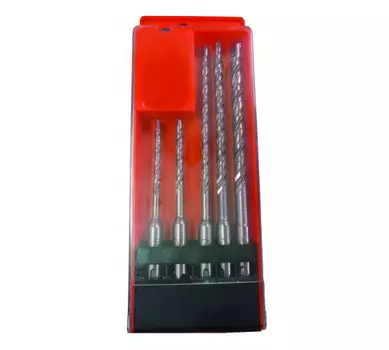 Набор буров SDS+, 5x110, 6x110, 6x160, 8x160, 10x160, 5шт. Elitech (1820.036600)