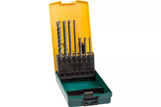 Набор буров SDS+, 5x110, 6x110, 8x110, 6x160, 8x160, 10x160, 12x160, 7шт. KRAFTOOL INDUSTRIE QUALITAT (29310-H7)