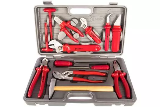 Набор диэлектрического инструмента НИЗ №5а, предметов в наборе: 13шт. (22155-H-5A)