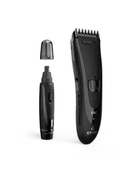Набор для стрижки GA.MA T742 + триммер T312, режимов 1, насадок 1, черный (GM4511)