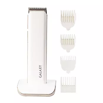 Набор для стрижки Galaxy GL4160, режимов 1, насадок 4, белый (гл4160бел)