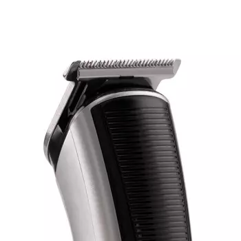 Набор для стрижки Galaxy GL4161, Дисплей, режимов 1, насадок 4, черный/серебристый (гл4161л)