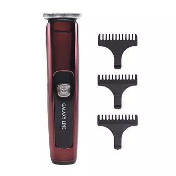 Набор для стрижки Galaxy GL4163, режимов 1, насадок 3, красный (гл4163л)