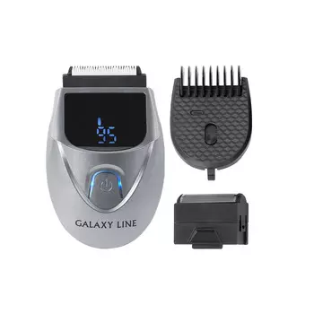 Набор для стрижки Galaxy LINE GL4168, режимов 1, насадок 1, черный/серебристый (гл4168л)