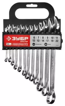 Набор гаечных ключей ЗУБР 27088-H12 , предметов в наборе: 12шт. (27088-H12)