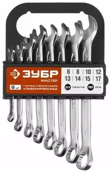 Набор гаечных ключей ЗУБР 27088-H8 , предметов в наборе: 8шт. (27088-H8)