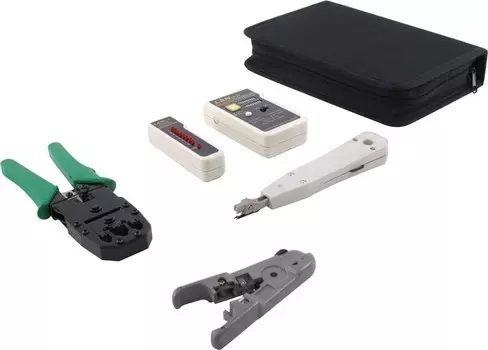 Набор инструментов 5bites TK031, предметов в наборе: 44шт., коннекторы RJ11/RJ45 по 20 шт