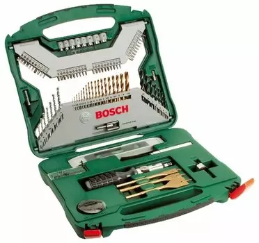 Набор инструментов BOSCH X-Line 100 , предметов в наборе: 100шт., пластиковый кейс (2607019330)