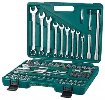 Набор инструментов Jonnesway S04H52482S, предметов в наборе: 82 шт., жесткий кейс (47399)