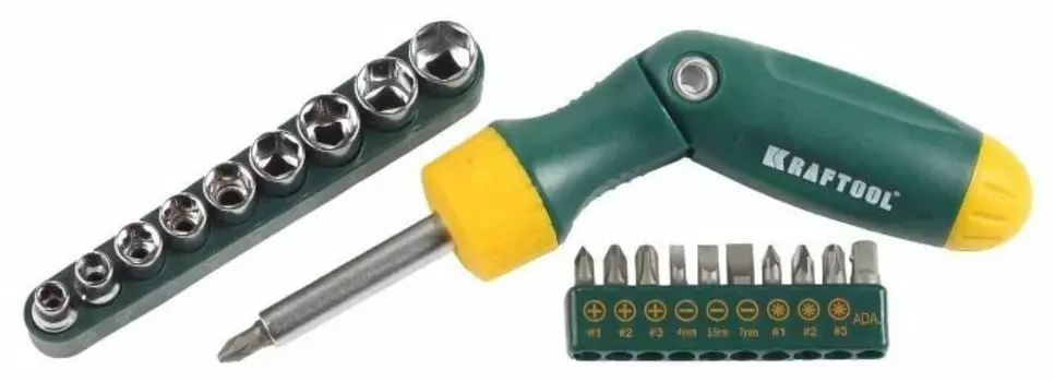 Набор инструментов KRAFTOOL 26151-H21 , предметов в наборе: 21шт., -