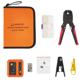 Набор инструментов Lanmaster LAN-NT-TK/BSC, предметов в наборе: 4 шт., для медных сетей