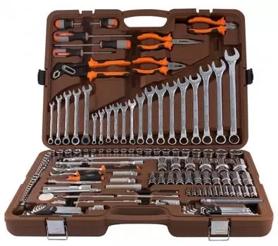 Набор инструментов OMBRA OMT141S, предметов в наборе: 141 шт., пластиковый кейс (OMT141S)