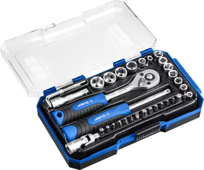 Набор инструментов ЗУБР Профессионал Компакт, предметов в наборе: 35 шт., 1/4", пенал (27642-H35_z01)