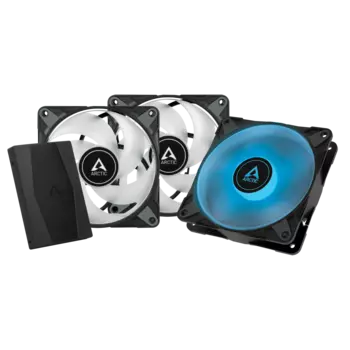 Набор из 3 вентиляторов Arctic Cooling ARCTIC P12 PWM PST RGB 0dB, 120мм, 2000rpm, 4-pin PWM, 3шт, RGB (ACFAN00229A)
