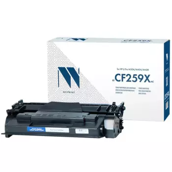 Набор картриджей лазерный NV Print NV-CF259XNC-10 (59X/CF259X), черный, 10000 страниц, 10 шт., совместимый для LJ Pro M304/M404/M428 без чипа