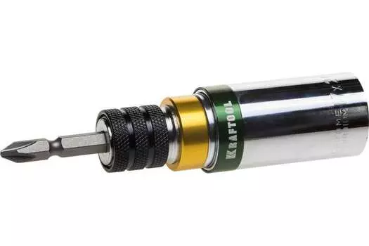 Набор KRAFTOOL "EXPERT" Бита с торцовой головкой, 2 в 1, 17мм, 21мм, 2 предмета [26399-H2]