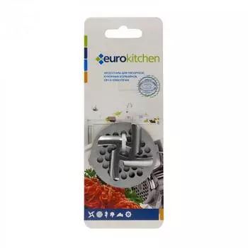 Набор нож и решетка Eurokitchen NR1202 для мясорубки/кухонного комбайна (767613)