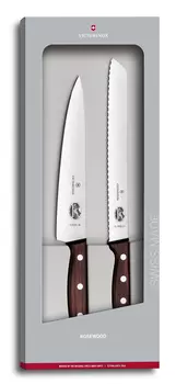 Набор ножей Victorinox Wood 5.1020.21G, 2шт., красное дерево (00000218457)