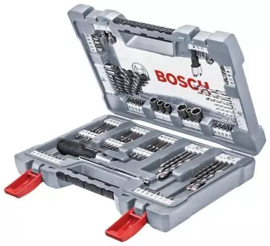 Набор оснастки BOSCH Premium Set-105, предметов в наборе: 105шт., для шуруповертов, пластиковый кейс (2608P00236)