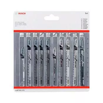 Набор пилок для лобзика Bosch L82-100 x 56-75, чистый рез, дерево, 5шт. (2607011172)