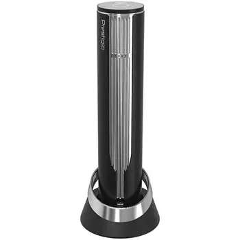 Набор Prestigio Maggiore, штопор электрический, нож для фольги, зарядная база, кабель, 480mAh, черный/серебристый (PWO104SL)