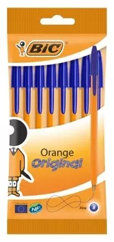 Набор шариковых ручек BIC ORANGE FINE 919228, синий, 8шт., пластик, колпачок, блистер (919228)