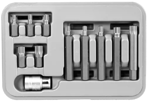 Набор бит ЗУБР 2652-H11_z01, предметов в наборе: 11 шт., хвостовик 10мм, пластиковый кейс (2652-H11)