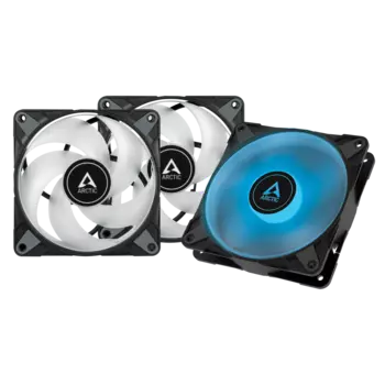 Набор вентиляторов Arctic Cooling P12 PWM PST RGB 0dB, 120мм, 2000rpm, 4-pin PWM, 3шт, RGB (ACFAN00230A)