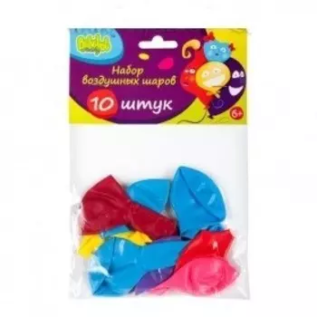 Набор воздушных шаров Bebelot, 25см, разноцветный, 10шт. (BHO1705-001)