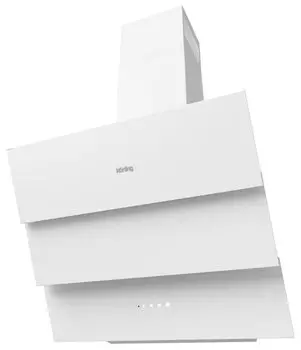 Наклонная вытяжка KORTING KHC KHC 68073 GW, белый (KHC 68073 GW)