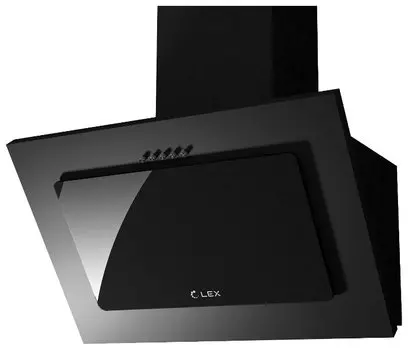 Наклонная вытяжка Lex 600 BL, черный (CHTI000332)