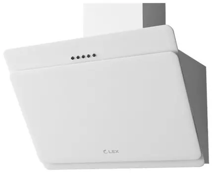 Наклонная вытяжка Lex Luka 600 WH, белый (CHAO000337)