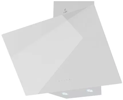 Вытяжка наклонная Lex META GS 600, белый (TRFE000006)