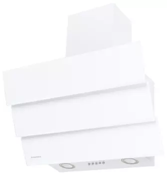 Наклонная вытяжка Maunfeld Push 50 белый, белый (Maunfeld CASCADA PUSH 50 Glass White)