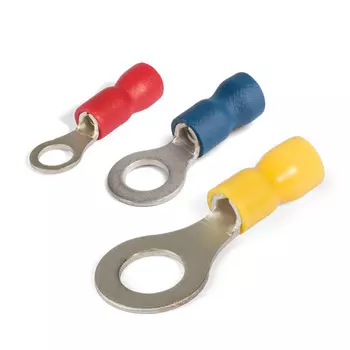 Наконечник изолированный, 1 мм - 2.5 мм, медь, синий, КВТ НКИ 2.5-6 (47479)