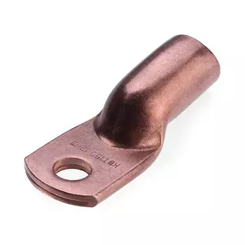 Наконечник кольцевой, 25 мм, медь, под опрессовку, КВТ ТМ 25-8-7 (41281)