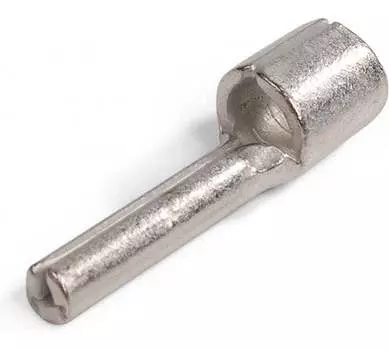 Наконечник НШП штифтовой, 6 мм, медь, луженый, под опрессовку, КВТ НШП-6 (50307)