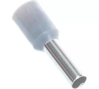 Наконечник НШВИ гильза изолированный, 4 мм, медь, луженый, под опрессовку, серый, 100 шт., Navigator Group NET-Е4009 (71097)