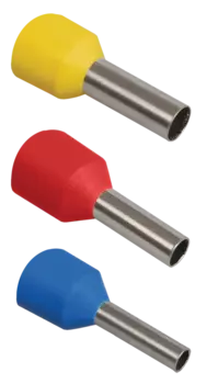 Наконечник НШВИ штыревой втулочный изолированный, 1.5 мм, медь, луженый, под опрессовку, красный, 100 шт., IEK Е1508 (UGN10-D15-03-08)